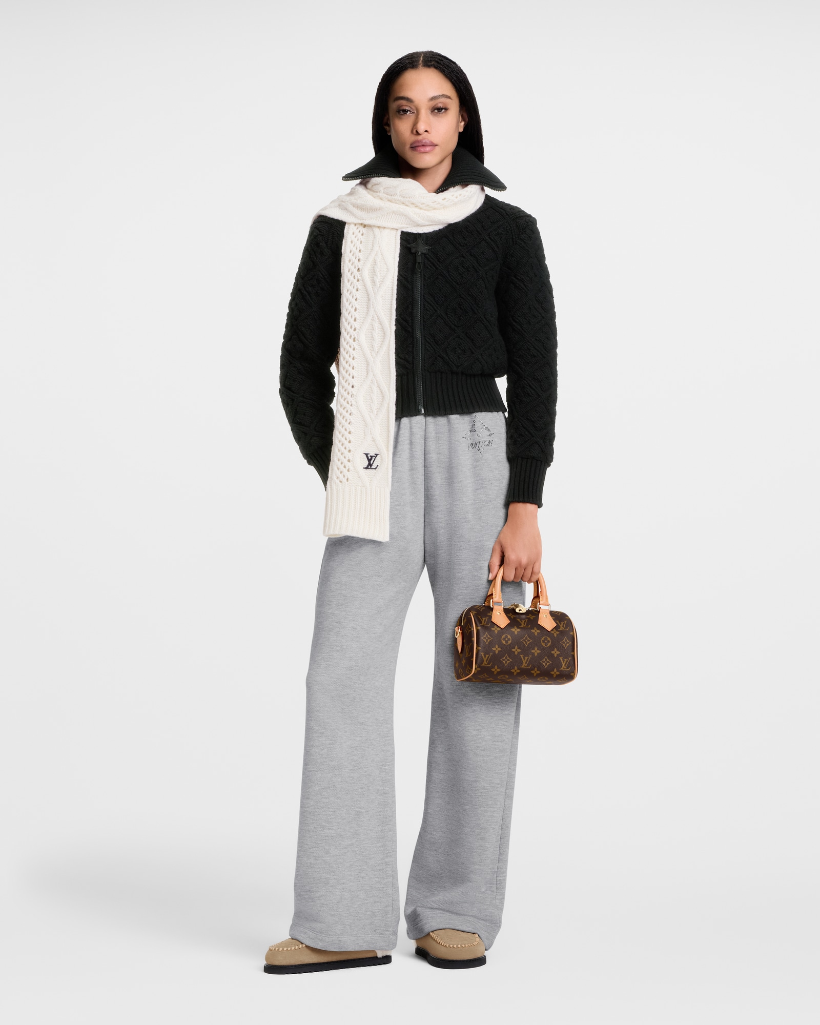 Louis Vuitton ジップアップ ジャケット　36 中古・古着通販】LOUIS VUITTON (ルイ ヴィトン) エンボスモノグラム